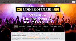 Desktop Screenshot of lammer-open-air.de